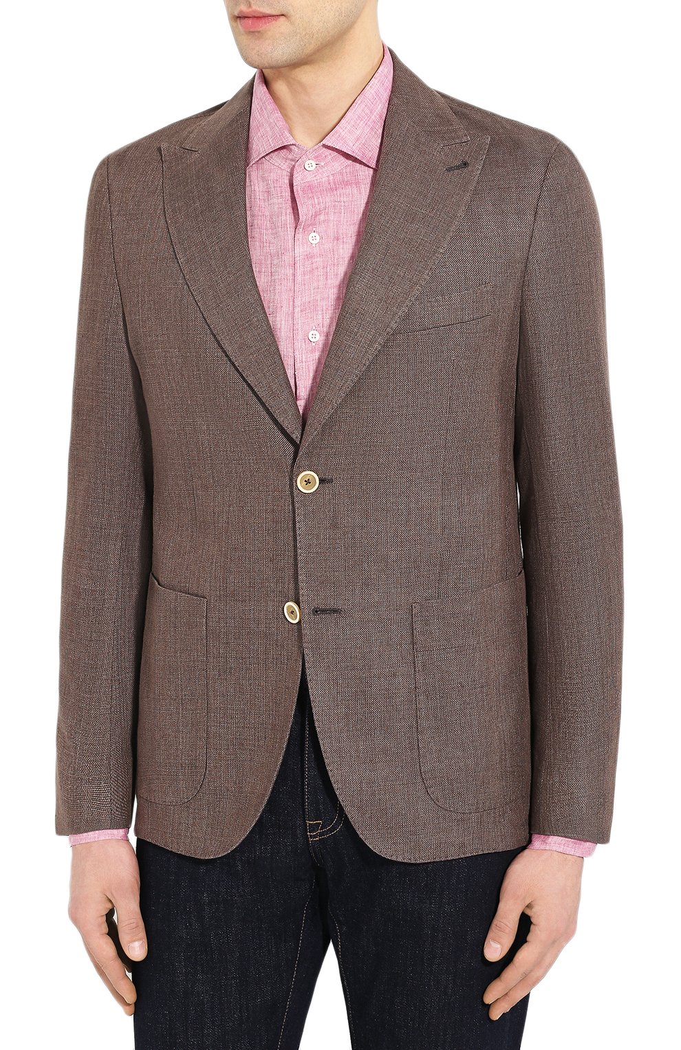 Пиджак  из смеси льна и хлопка ELEVENTY, арт. A70GIAA05 TES0A043, фото 3