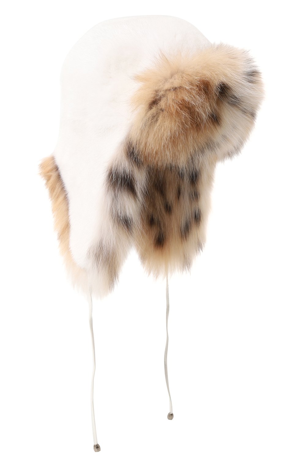 Меховая шапка-ушанка из норки и рыси VICTORIA KUSENKOVA, арт. 091706052094, фото 1