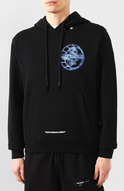 Хлопковое худи OFF-WHITE, арт. 0MBB034R20E300031088, фото 3