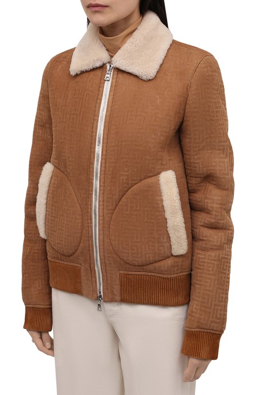 Дубленка Balmain WH1TH115/L120 Коричневый  WH1TH115/L120 Фото 3