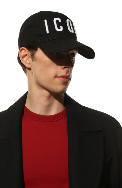 Хлопковая бейсболка DSQUARED2, арт. BCM4001 05C00001, фото 2