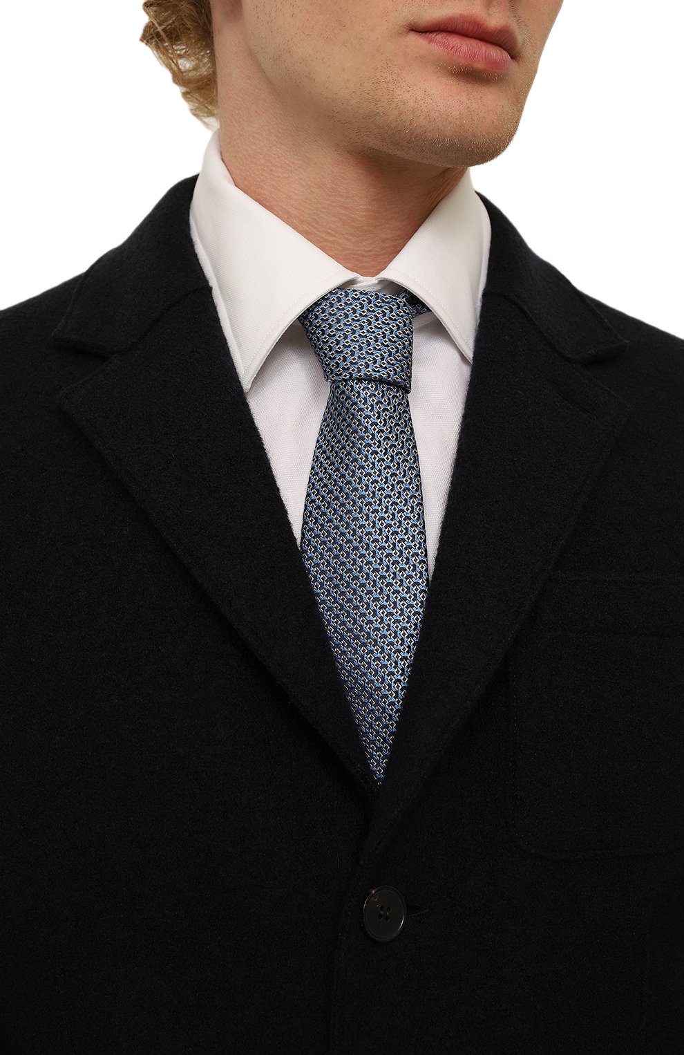 Шелковый галстук CANALI, арт. 18/HJ03851, фото 2