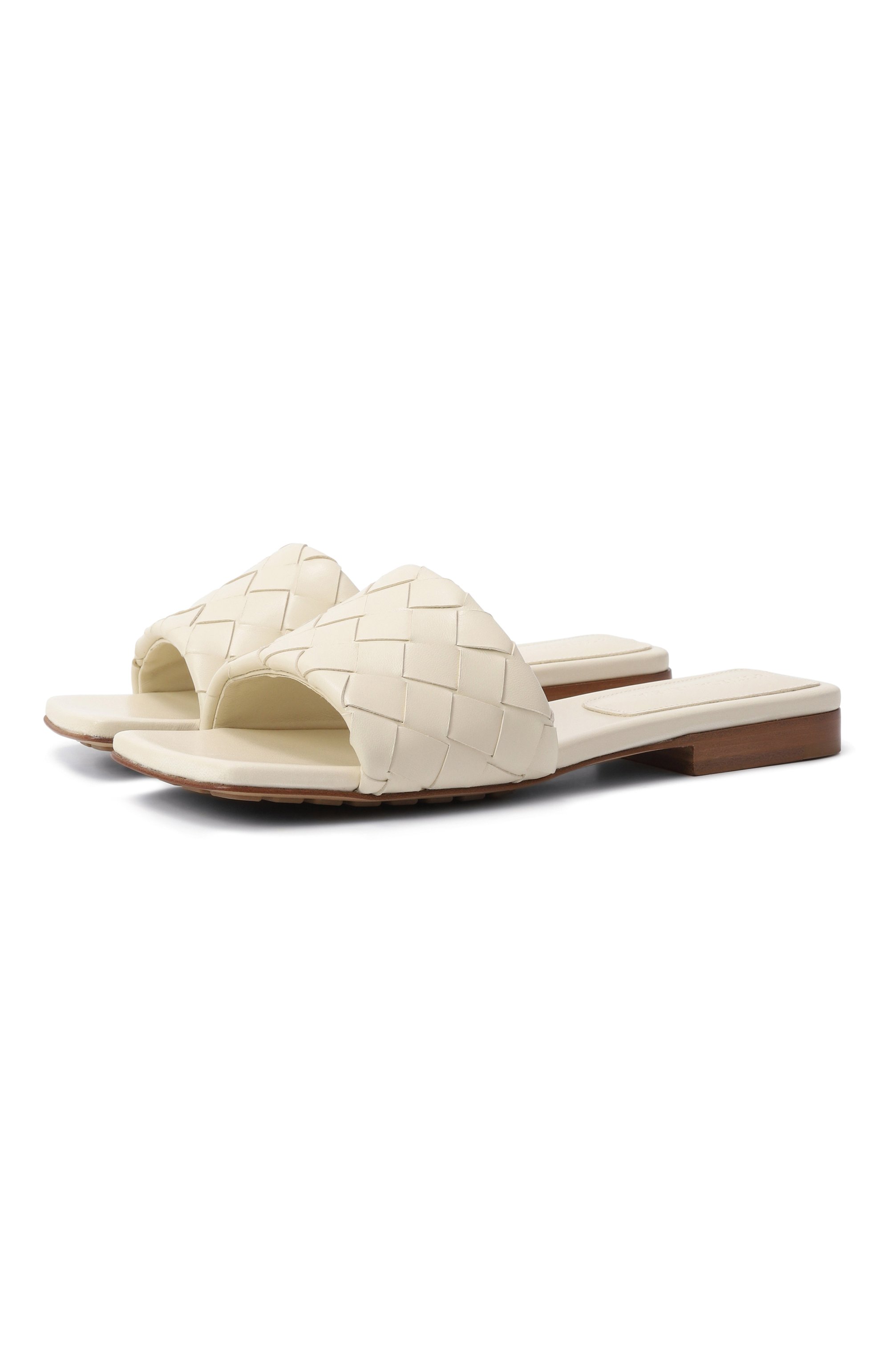 Кожаные шлепанцы parco BOTTEGA VENETA, арт. 837737/V2ED0, фото 1