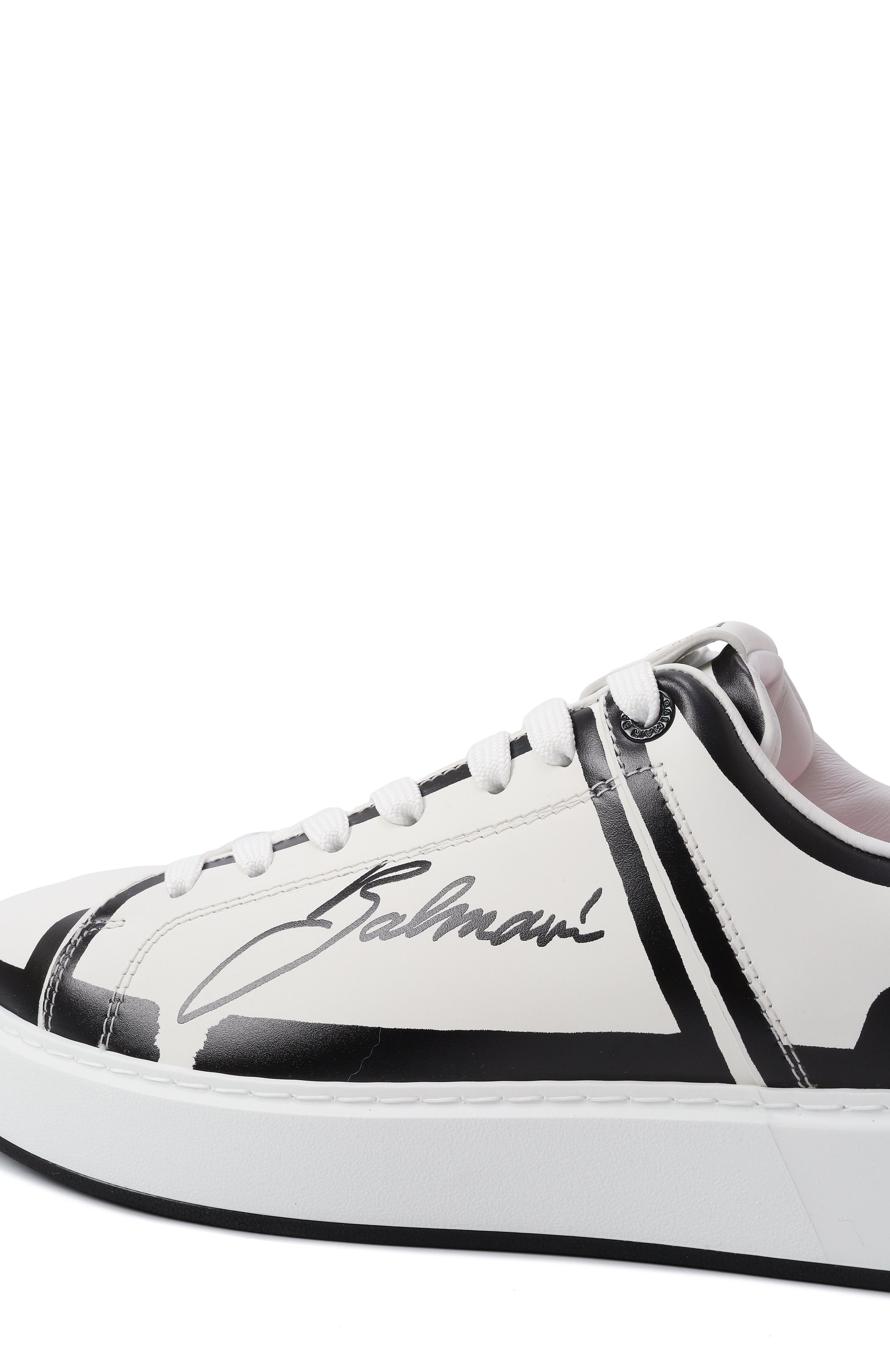 Кожаные кеды b-court BALMAIN, арт. EN1VI690/LCLP, фото 7