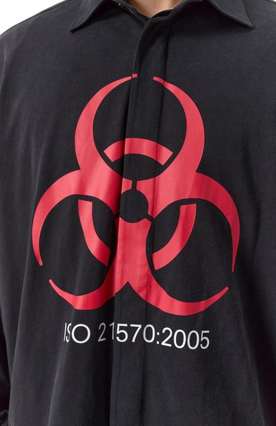 Хлопковая рубашка VETEMENTS, арт. UE54JS220B, фото 5