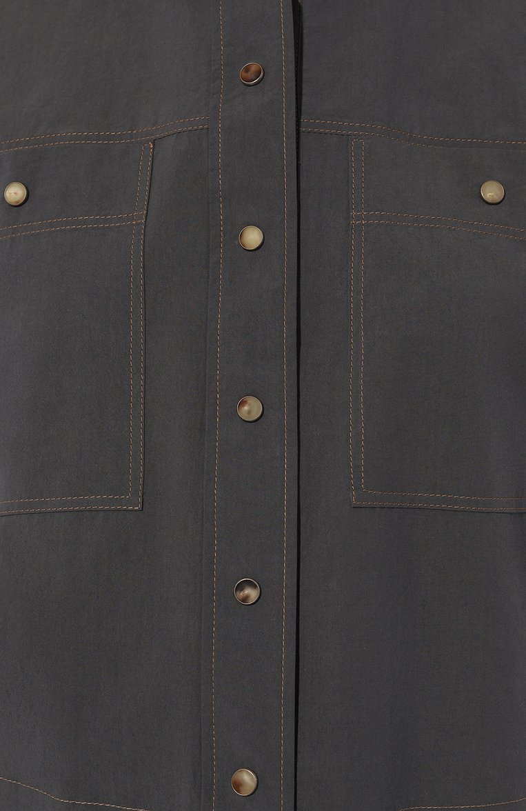 Хлопковая рубашка BRUNELLO CUCINELLI, арт. ML949B1348, фото 1