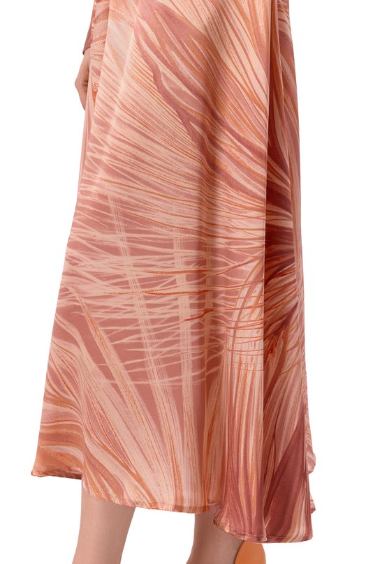 Шелковая юбка Kiton D58208K0869G01 Розовый  D58208K0869G01 Фото 5