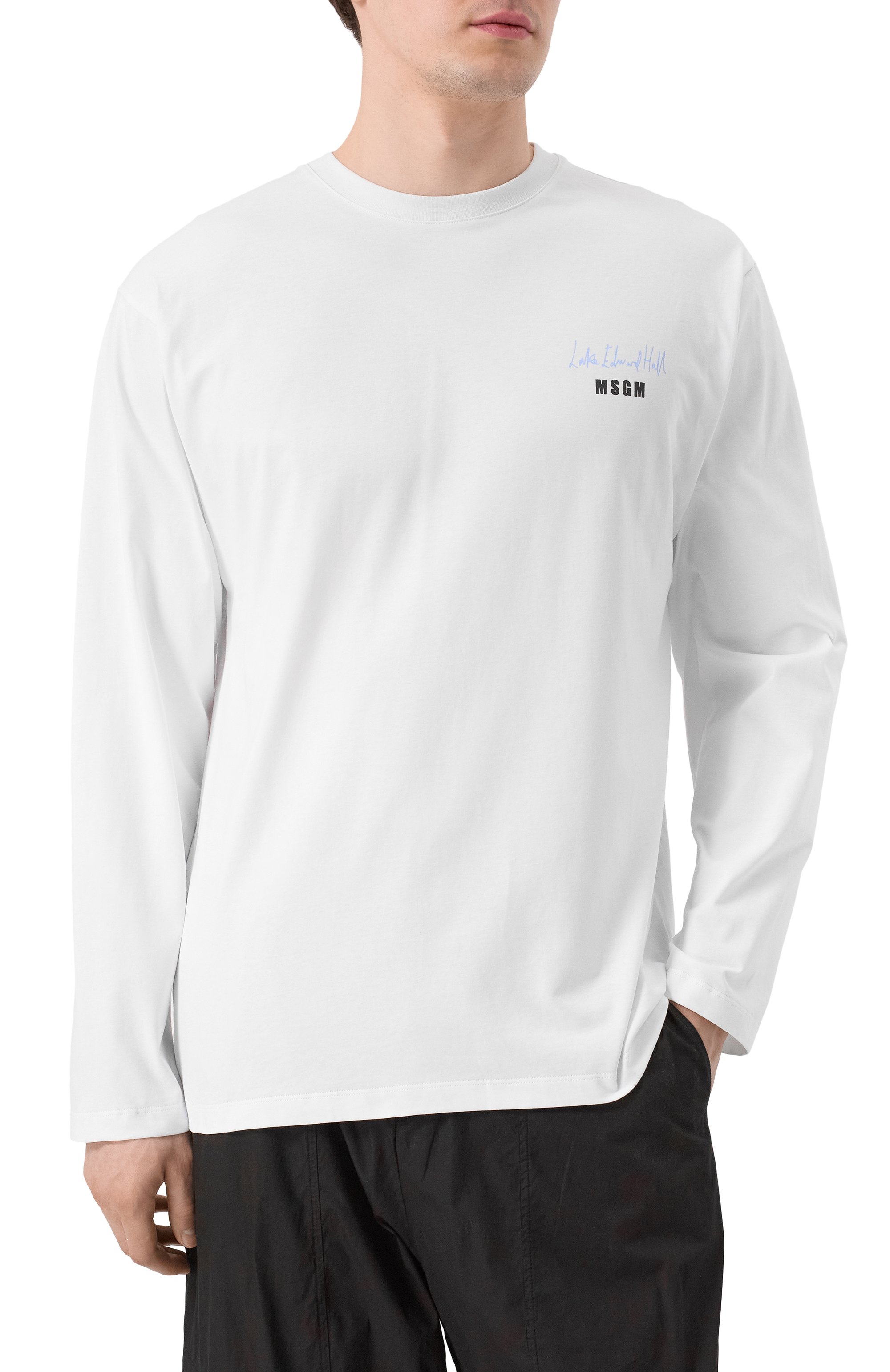 Хлопковый лонгслив MSGM, арт. 3840MM143/257002, фото 3