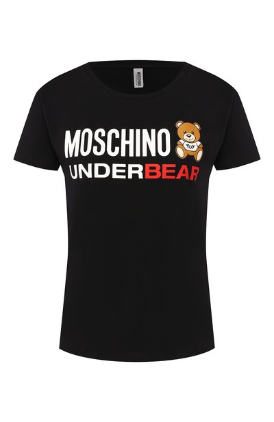 Хлопковая футболка MOSCHINO, арт. A1904/9003, фото 1