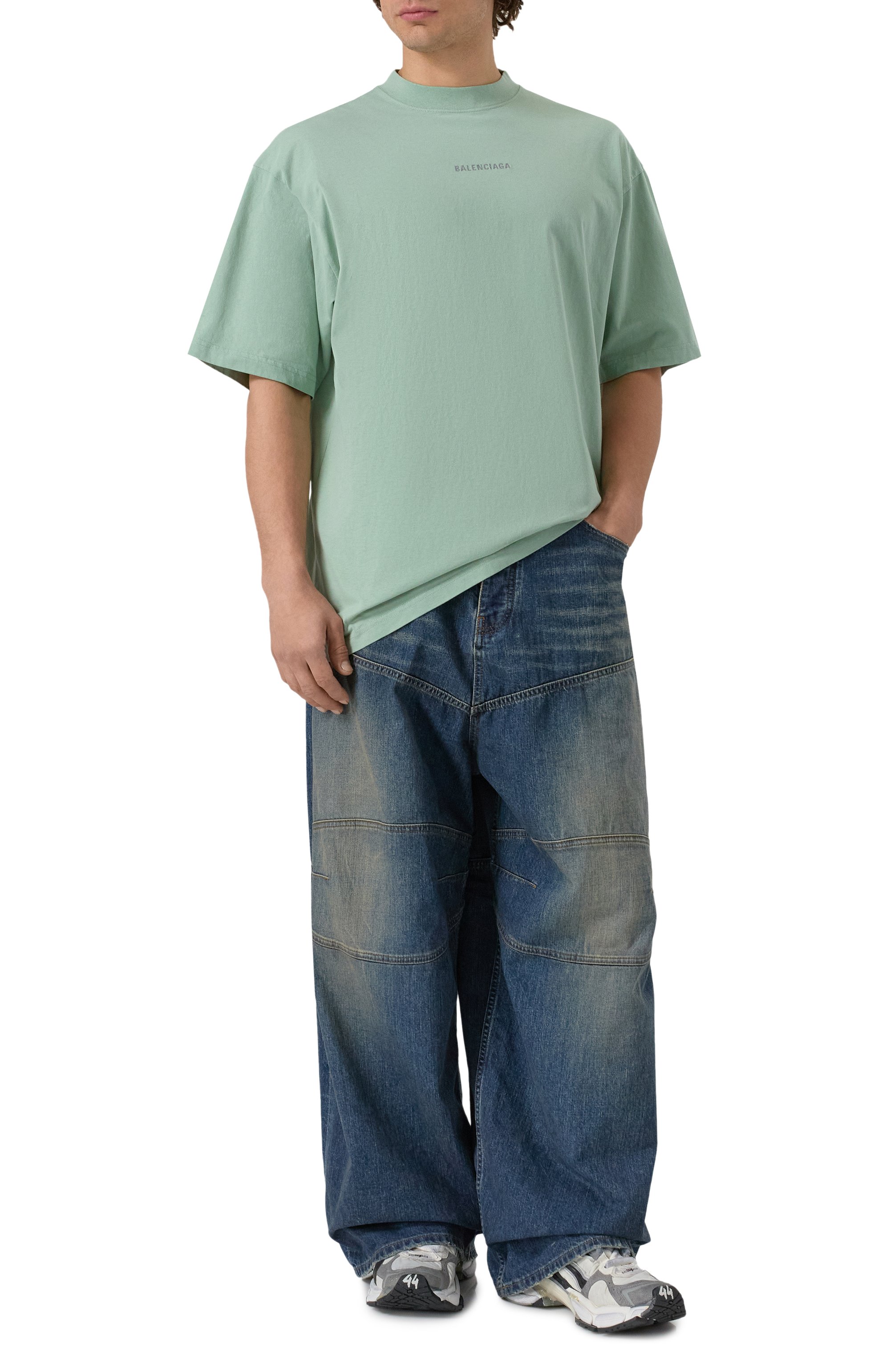 Хлопковая футболка BALENCIAGA, арт. 764235/TSVG7, фото 2
