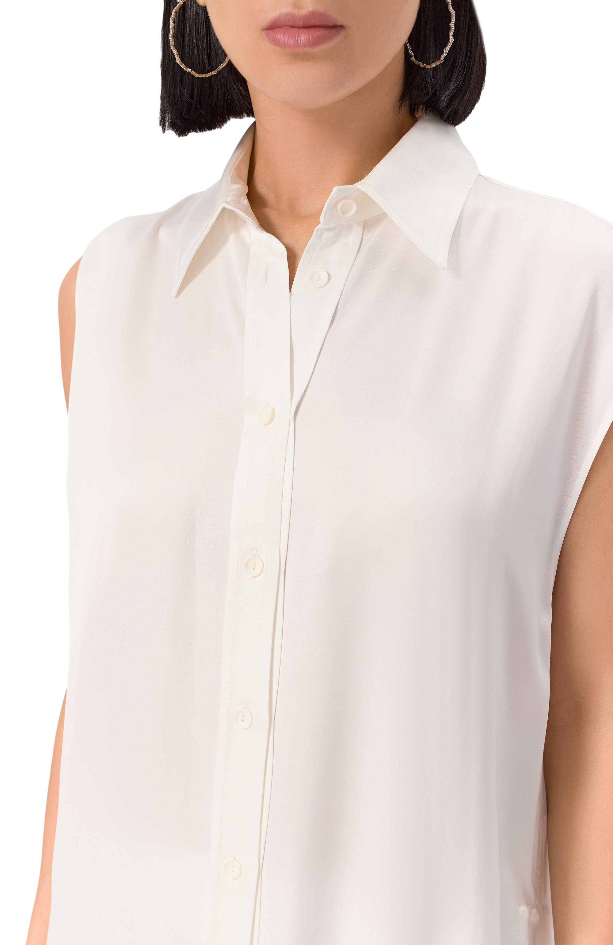 Атласная блузка ANDREA YA'AQOV, арт. 25WCAM60, фото 5