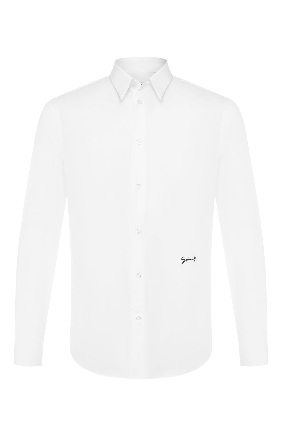 Хлопковая рубашка GIVENCHY черно-белого цвета по цене 28750 руб., арт. BM608R100J, фото 1 Хлопковая рубашка GIVENCHY, арт. BM608R100J, фото 1