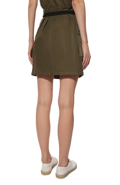 Юбка из хлопка и льна MONCLER, арт. H1-093-2D000-08-5962Q, фото 4