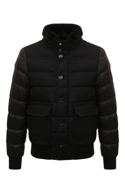 Мужской бомбер fantoni-shl с отделкой из овчины MOORER, арт. FANT0NI/SHL