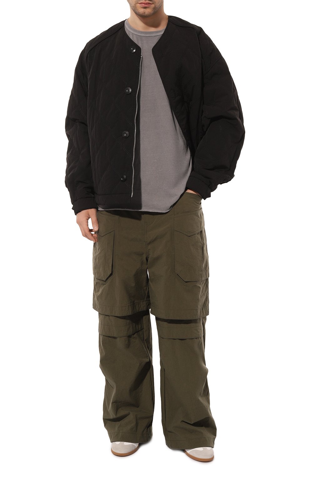 Хлопковый лонгслив JAMES PERSE серого цвета по цене 22750 руб., арт. MJD3638, фото 2 Хлопковый лонгслив JAMES PERSE, арт. MJD3638, фото 2