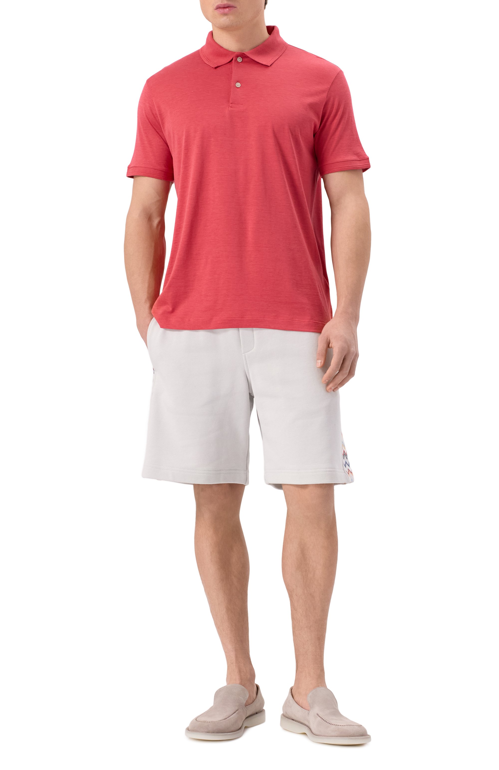 Поло из шелка и хлопка PAUL&SHARK, арт. 25411208, фото 2