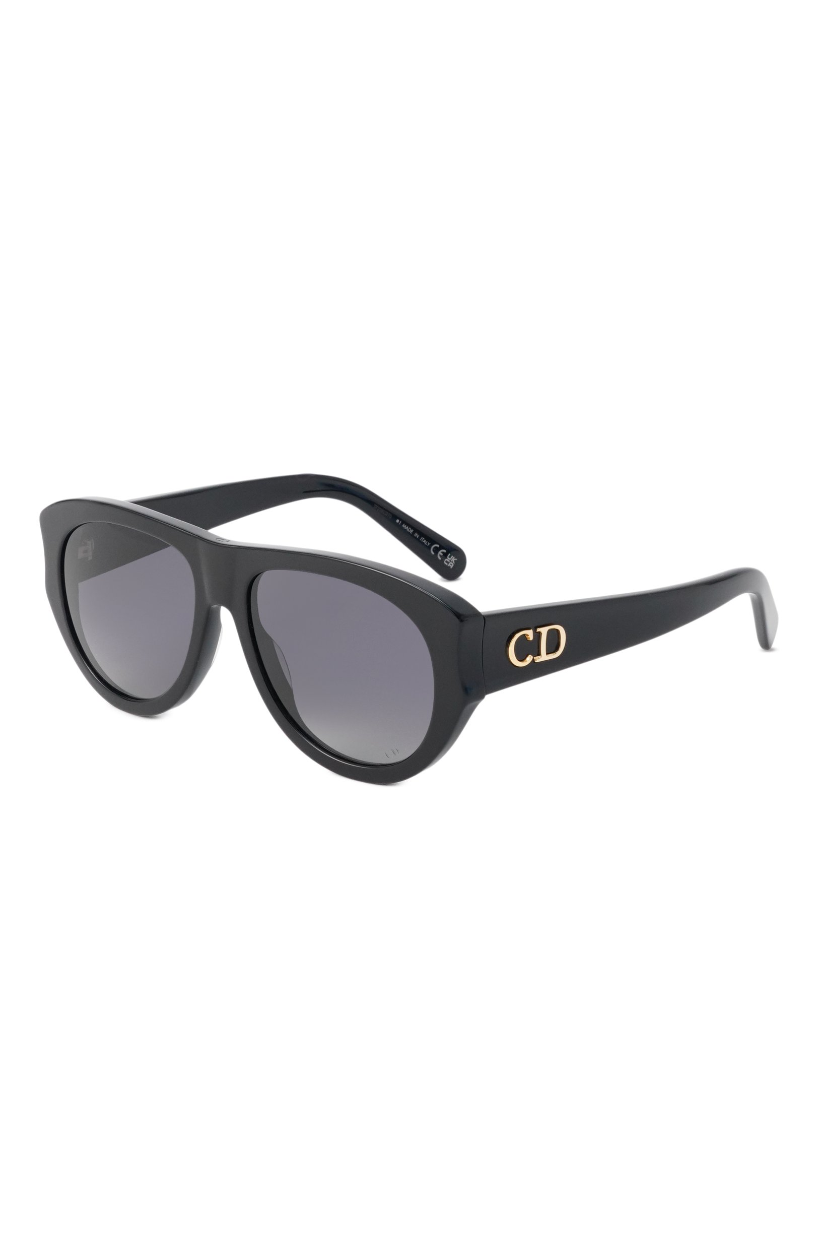 Солнцезащитные очки DIOR EYEWEAR черного цвета по цене 66300 руб., арт. DI0RGL0W A1I 10A1, фото 1 Солнцезащитные очки DIOR EYEWEAR, арт. DI0RGL0W A1I 10A1, фото 1