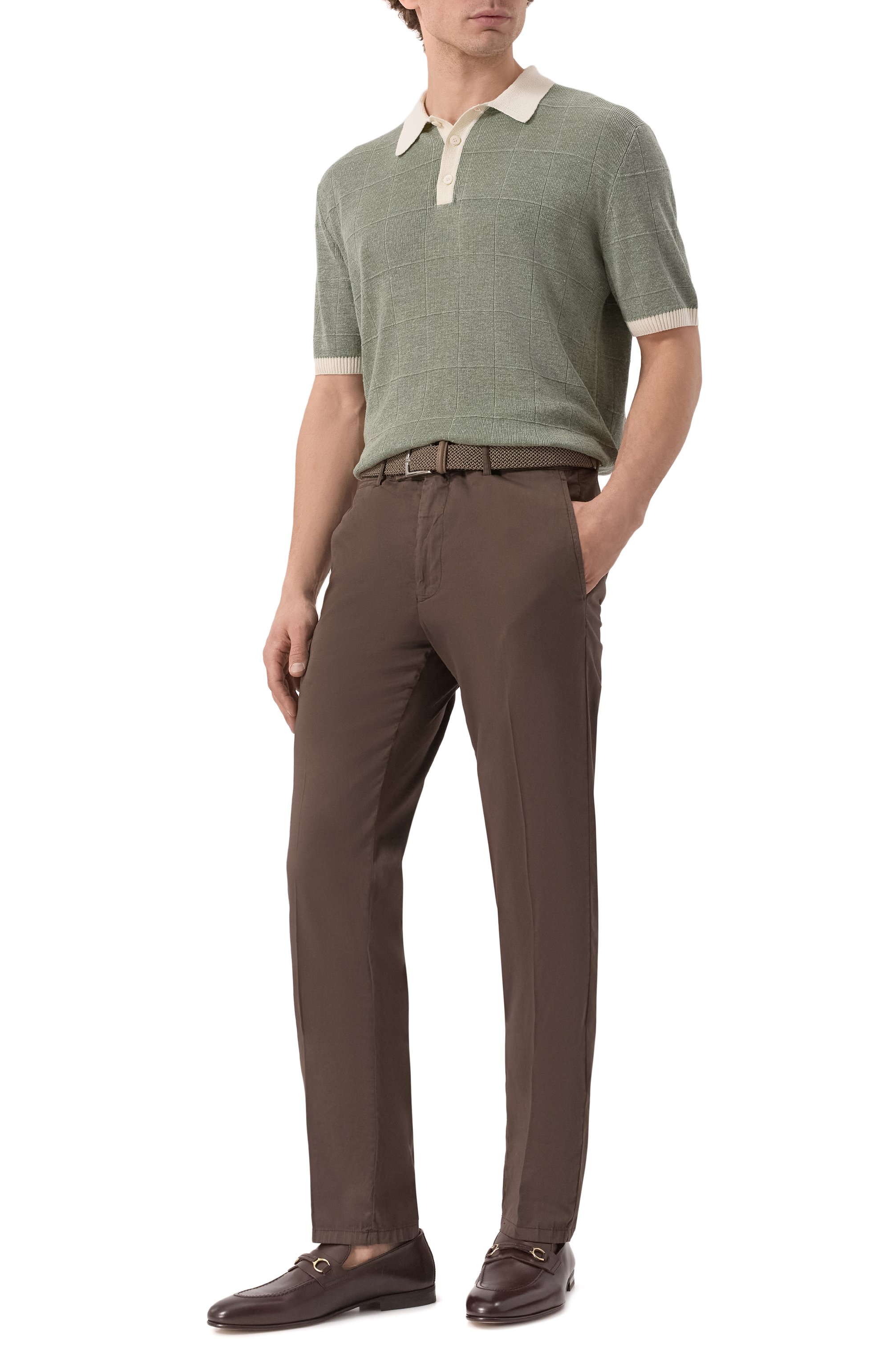 Кожаные лоферы BRUNELLO CUCINELLI, арт. MZUDIPG728, фото 2