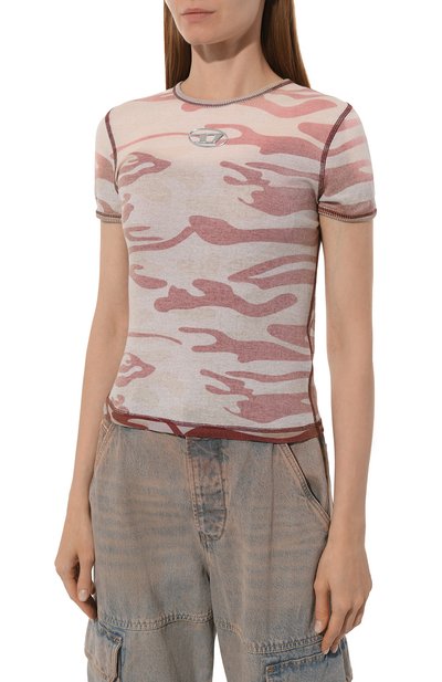 Хлопковая футболка DIESEL, арт. A14081/0AJCM, фото 3