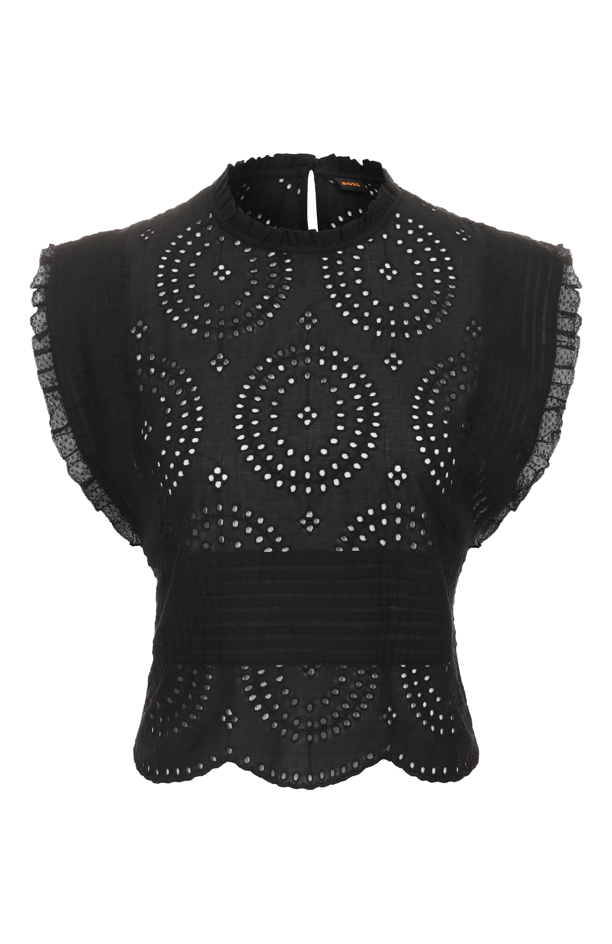 Хлопковый топ BOSS ORANGE, арт. 50538349, фото 1