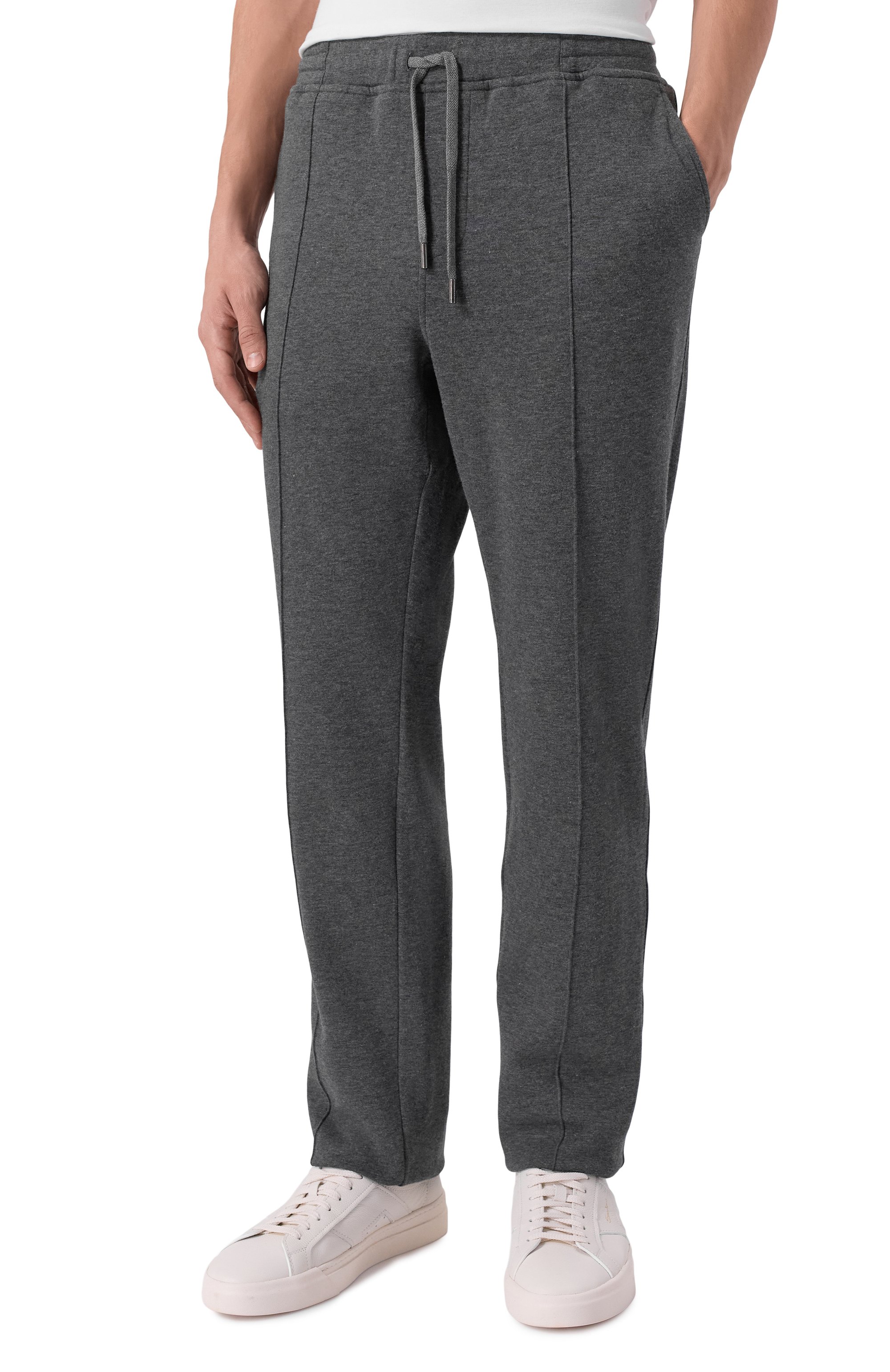 Брюки из хлопка и кашемира CAPOBIANCO темно-серого цвета по цене 53300 руб., арт. 19M707.LB00., фото 3 Брюки из хлопка и кашемира CAPOBIANCO, арт. 19M707.LB00., фото 3