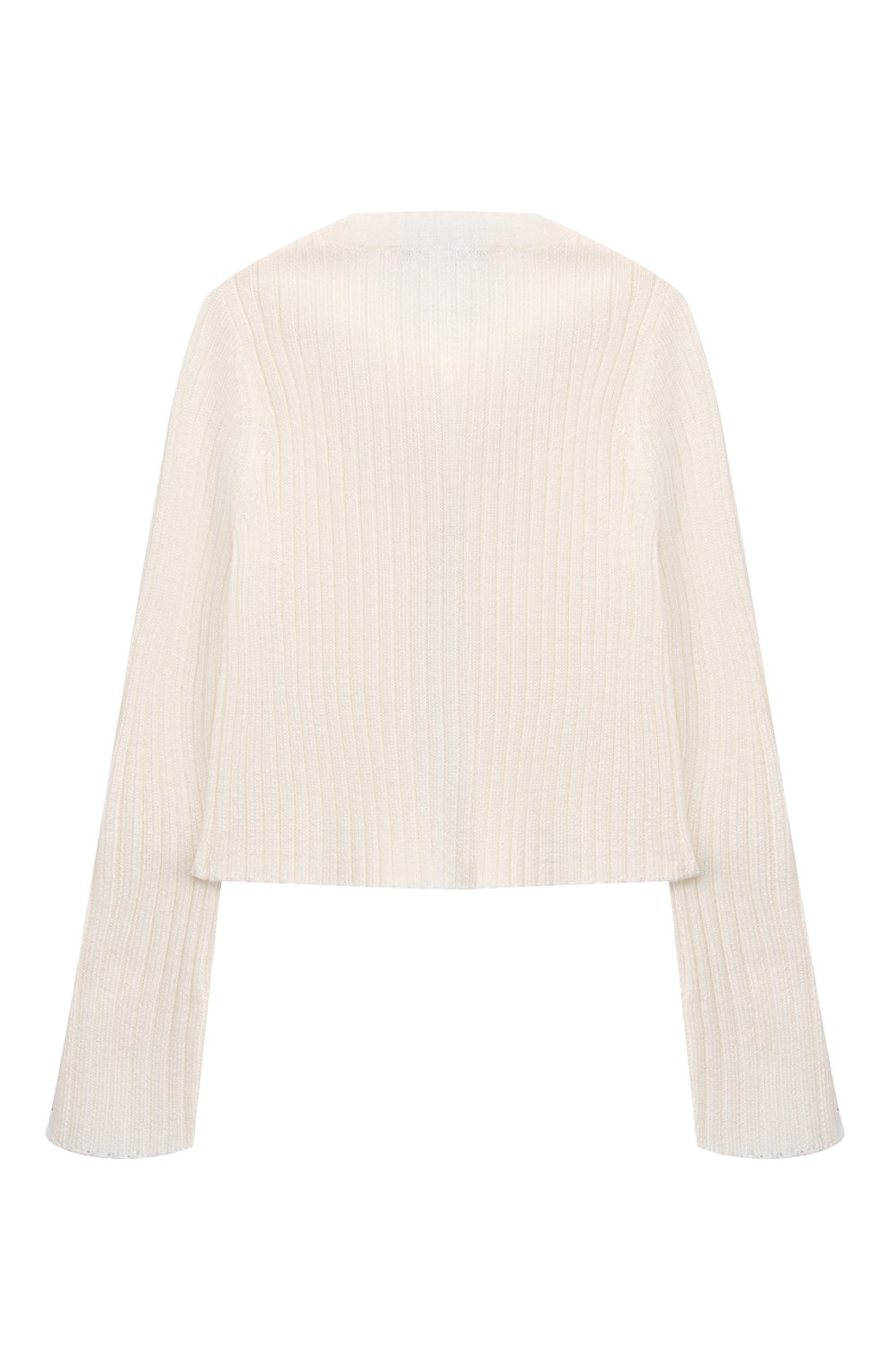 Кардиган BLUMARINE белого цвета по цене 14700 руб., арт. IF3062MA51I, фото 2 Кардиган BLUMARINE, арт. IF3062MA51I, фото 2