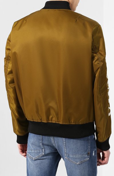 Бомбер KENZO хаки цвета по цене 48850 руб., арт. FA55BL1911NB, фото 4 Бомбер KENZO, арт. FA55BL1911NB, фото 4