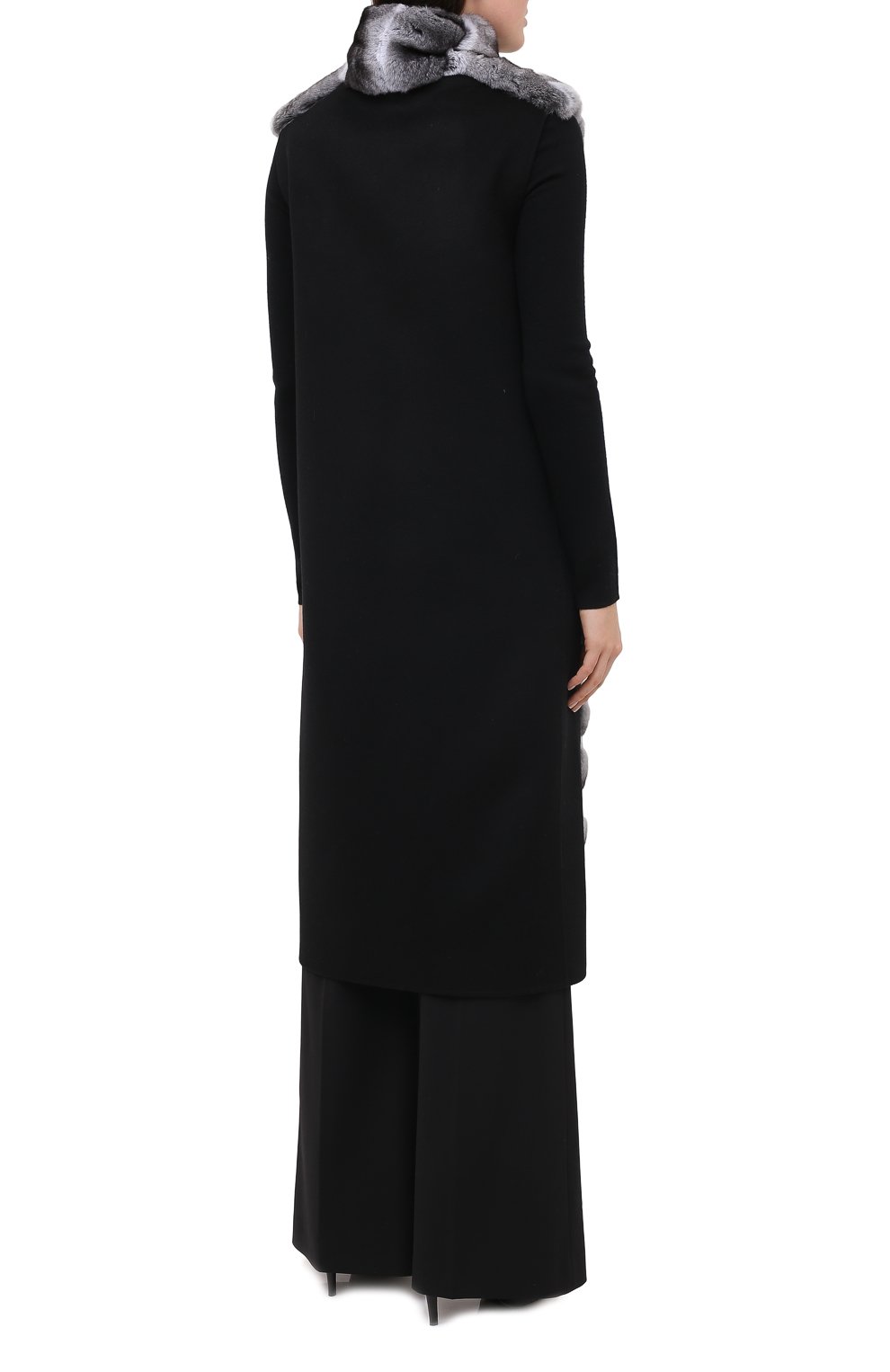 Жилет из меха шиншиллы MANZONI24, арт. 20M966-CHDB1/38-46, фото 4