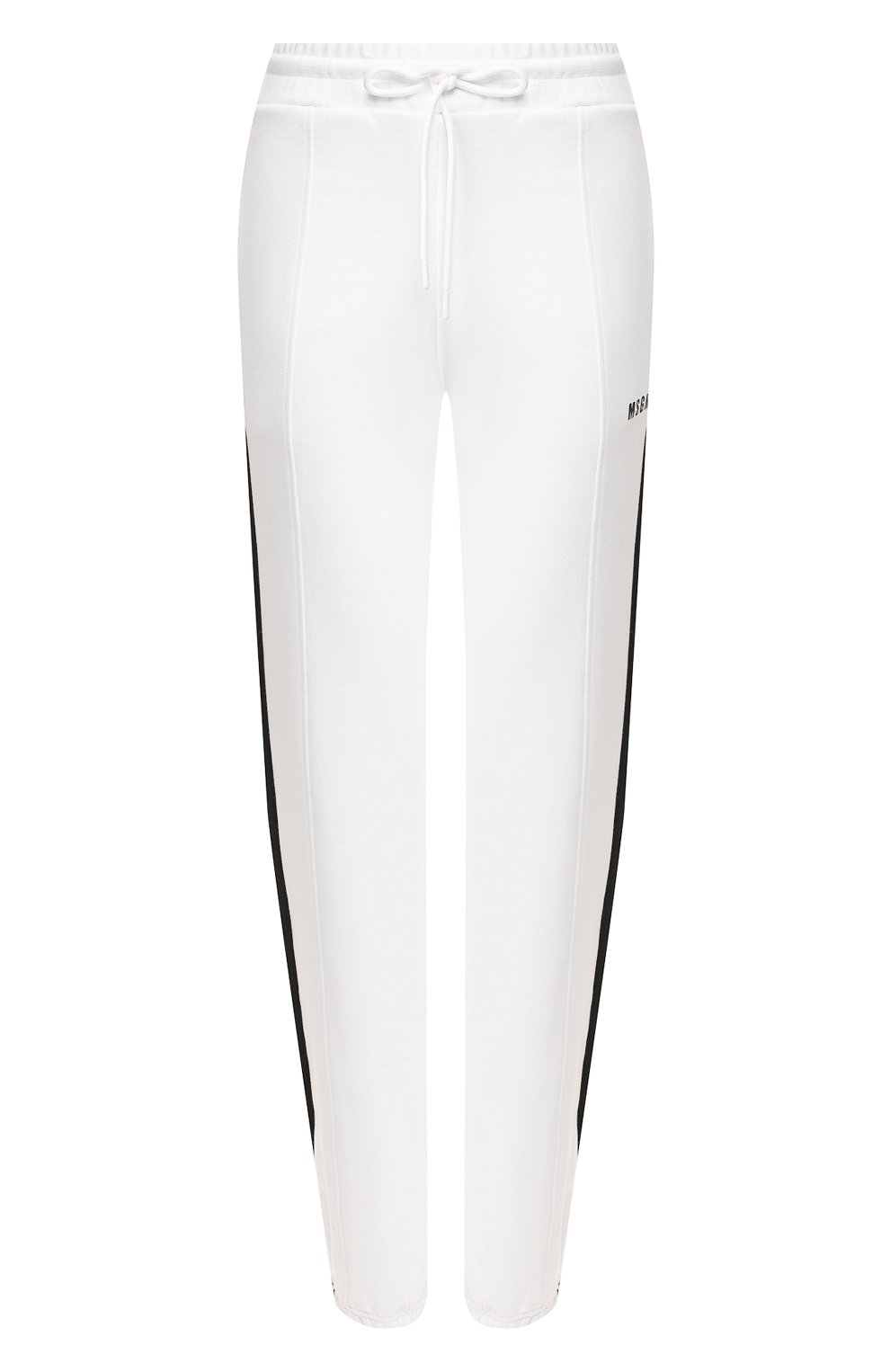 Джоггеры MSGM белого цвета по цене 17650 руб., арт. 2841MDP63 207299, фото 1 Джоггеры MSGM, арт. 2841MDP63 207299, фото 1