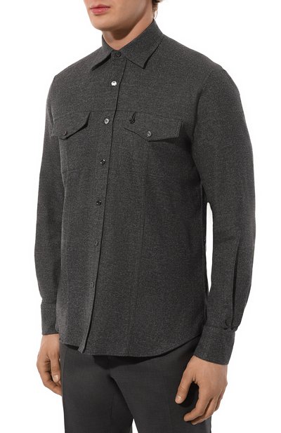 Хлопковая рубашка STEFANO RICCI, арт. MC007067/TB2601, фото 3