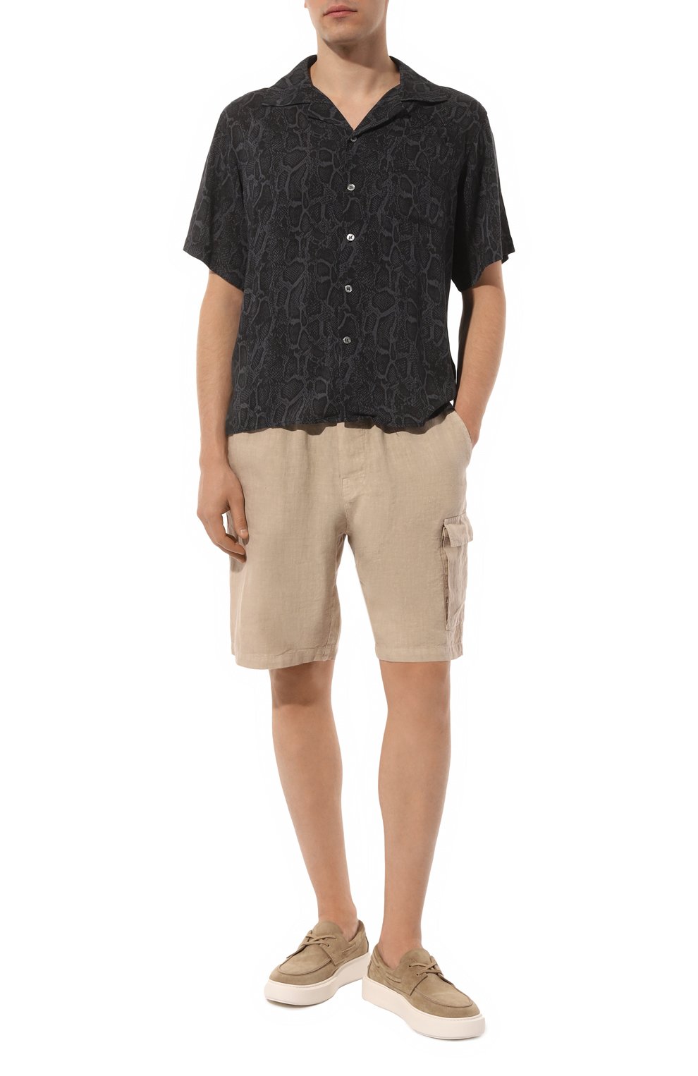 Льняные шорты MC2 SAINT BARTH, арт. MARSEILLE, фото 2