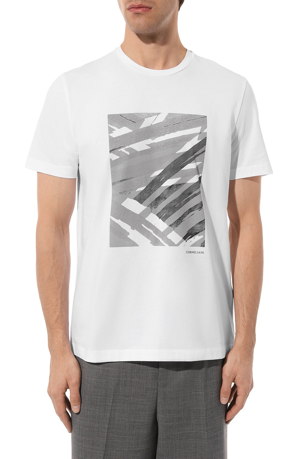 Хлопковая футболка CORNELIANI, арт. 93G589-9325037, фото 3