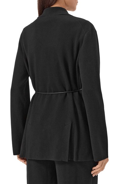 Жакет из шерсти и хлопка 12 STOREEZ черного цвета по цене 32000 руб., арт. 134006, фото 4 Жакет из шерсти и хлопка 12 STOREEZ, арт. 134006, фото 4