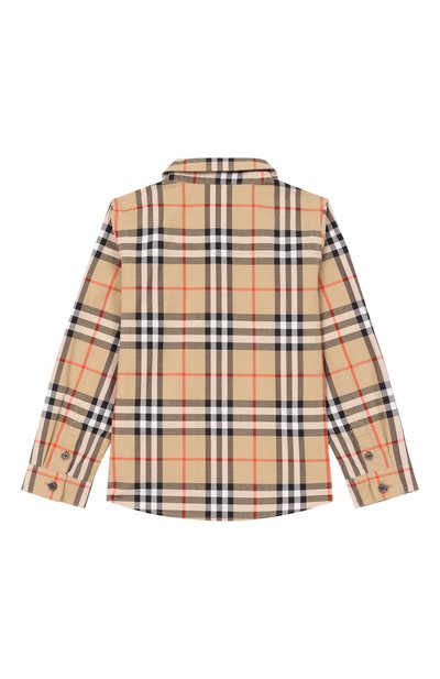 Хлопковая рубашка BURBERRY, арт. 8117166, фото 2
