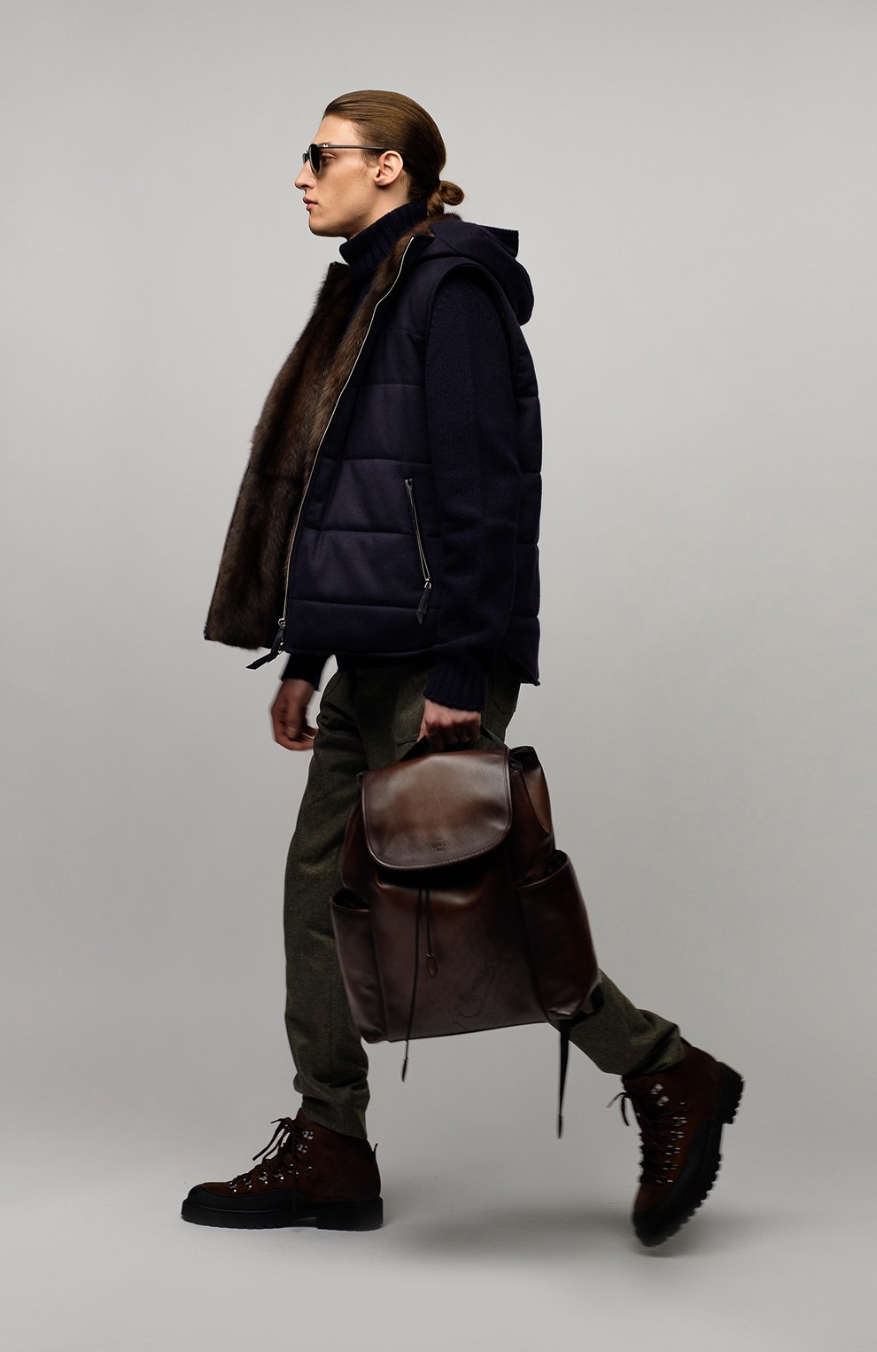 Жилет из шерсти викуньи с подкладкой из соболя и ласки ANDREA CAMPAGNA, арт. 00401H9RF2900, фото 6