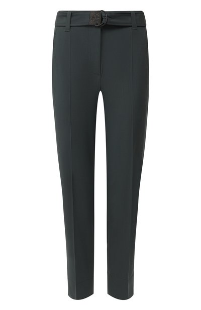 Женские шерстяные брюки BRUNELLO CUCINELLI, арт. MA105P7020