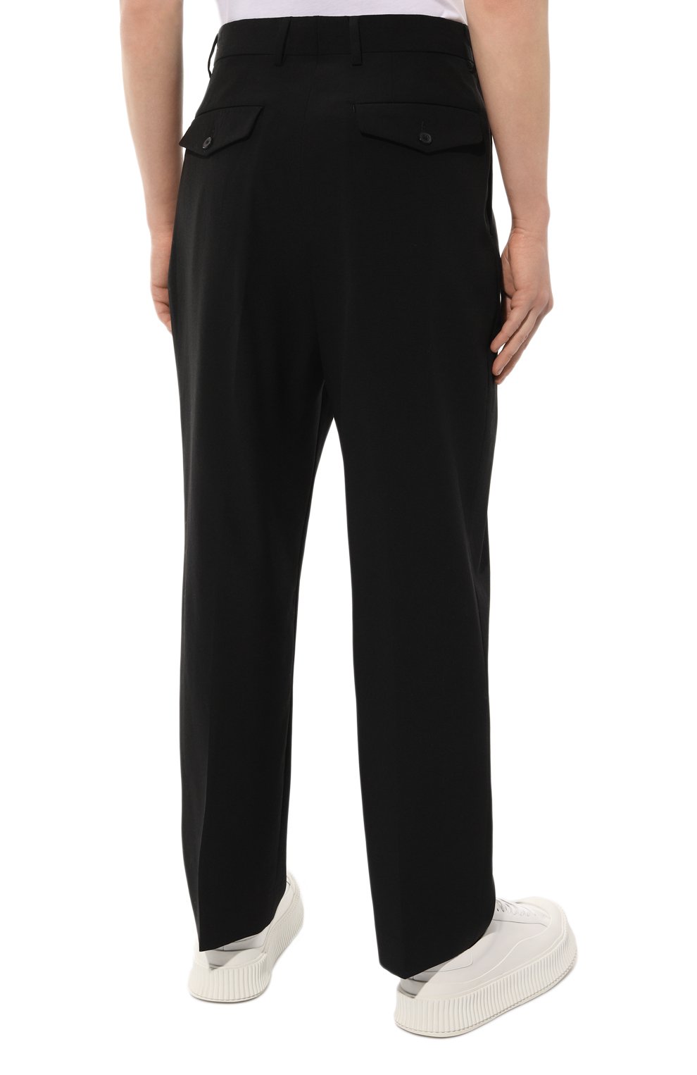 Шерстяные брюки DRIES VAN NOTEN, арт. 232-020926-7062, фото 4