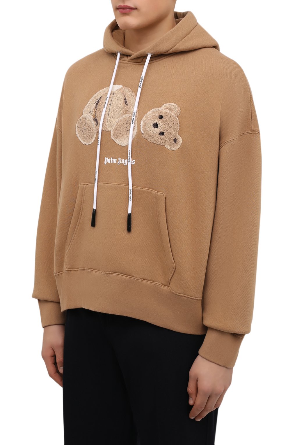 Хлопковое худи PALM ANGELS, арт. PMBB058F21FLE0076160, фото 3
