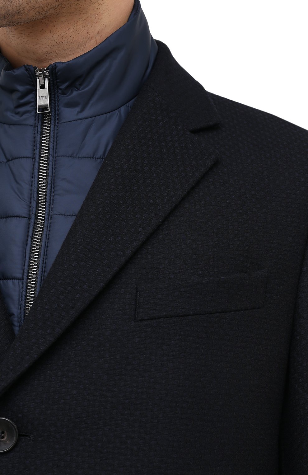 Шерстяное пальто BOSS, арт. 50438654, фото 5