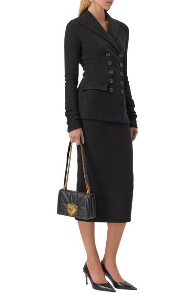 Кожаные туфли devotion 80 DOLCE & GABBANA, арт. CD1893/AP412, фото 3