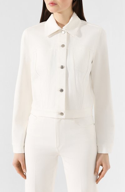 Джинсовая куртка STELLA MCCARTNEY белого цвета по цене 62950 руб., арт. 600260/SNH92, фото 3 Джинсовая куртка STELLA MCCARTNEY, арт. 600260/SNH92, фото 3