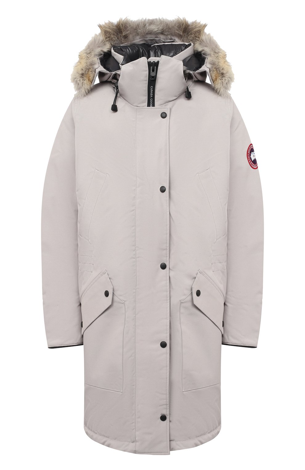 Пуховая парка CANADA GOOSE серого цвета по цене 140500 руб., арт. 6555L, фото 1 Пуховая парка CANADA GOOSE, арт. 6555L, фото 1