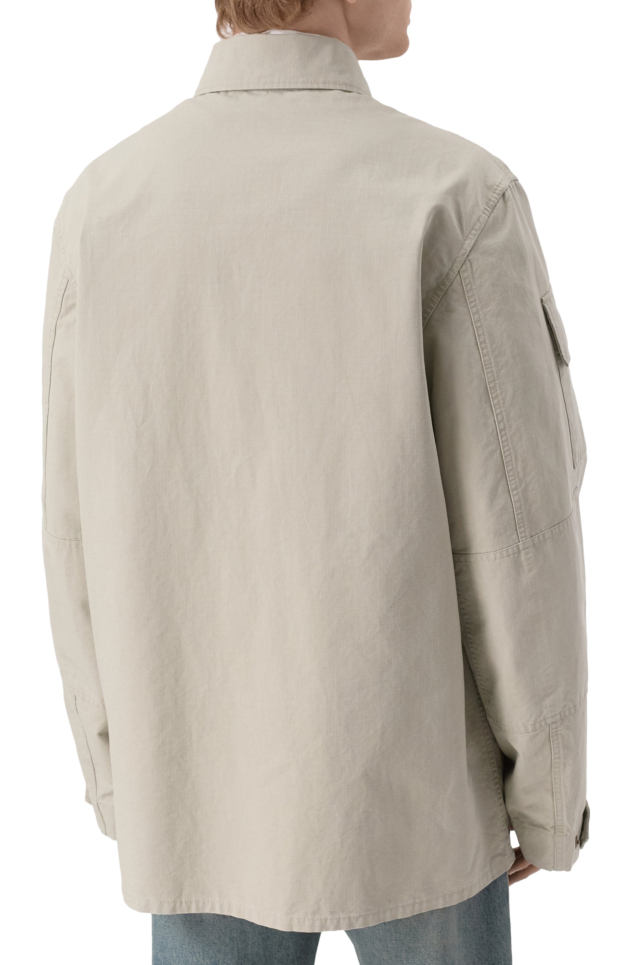 Хлопковая куртка-рубашка garde-robe BALENCIAGA, арт. 814719/TQP13, фото 4