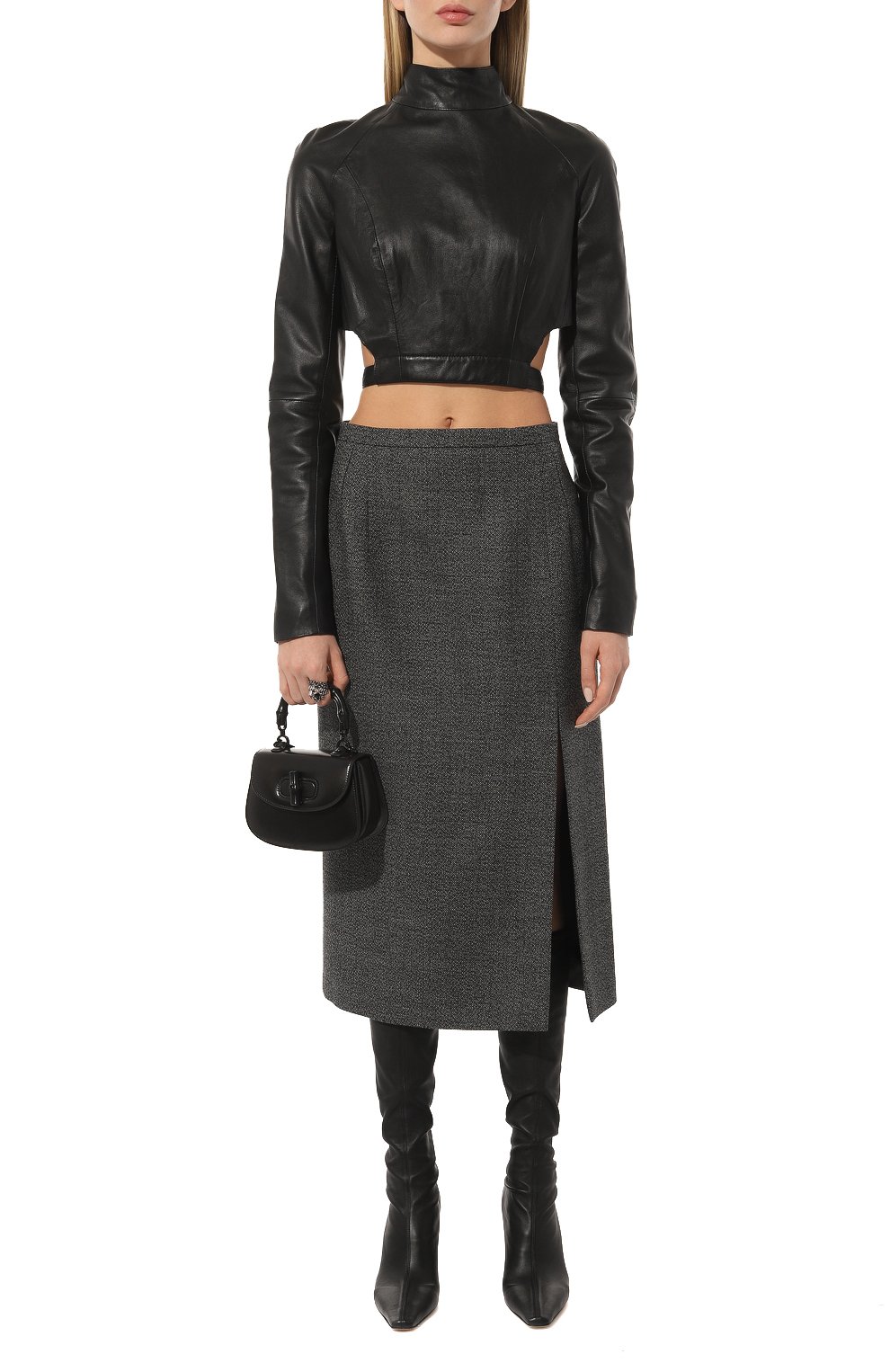 Сумка gucci bamboo 1947 mini GUCCI, арт. 686864 10ODP, фото 7