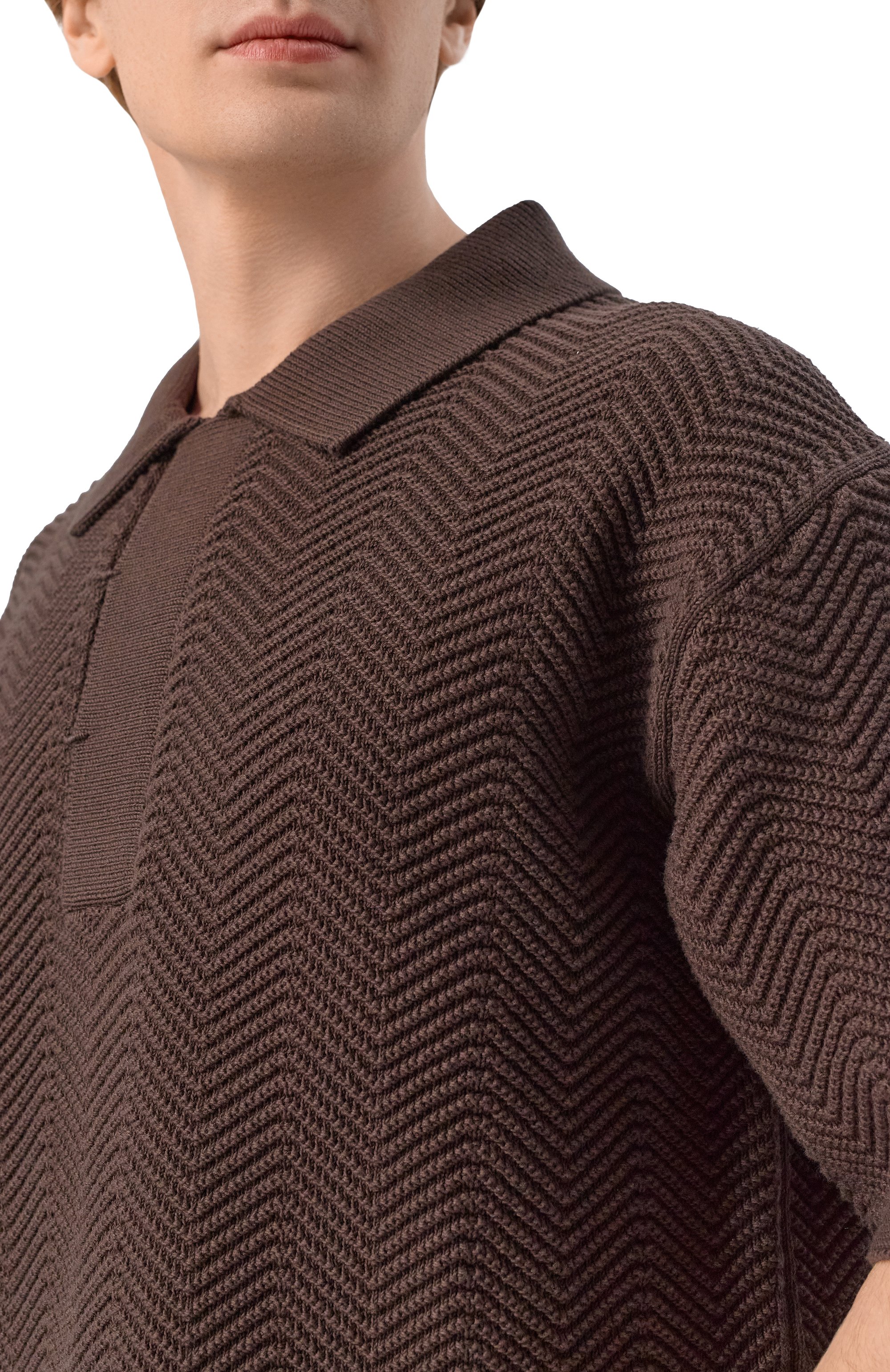 Хлопковый свитер 12 STOREEZ, арт. 137202, фото 5