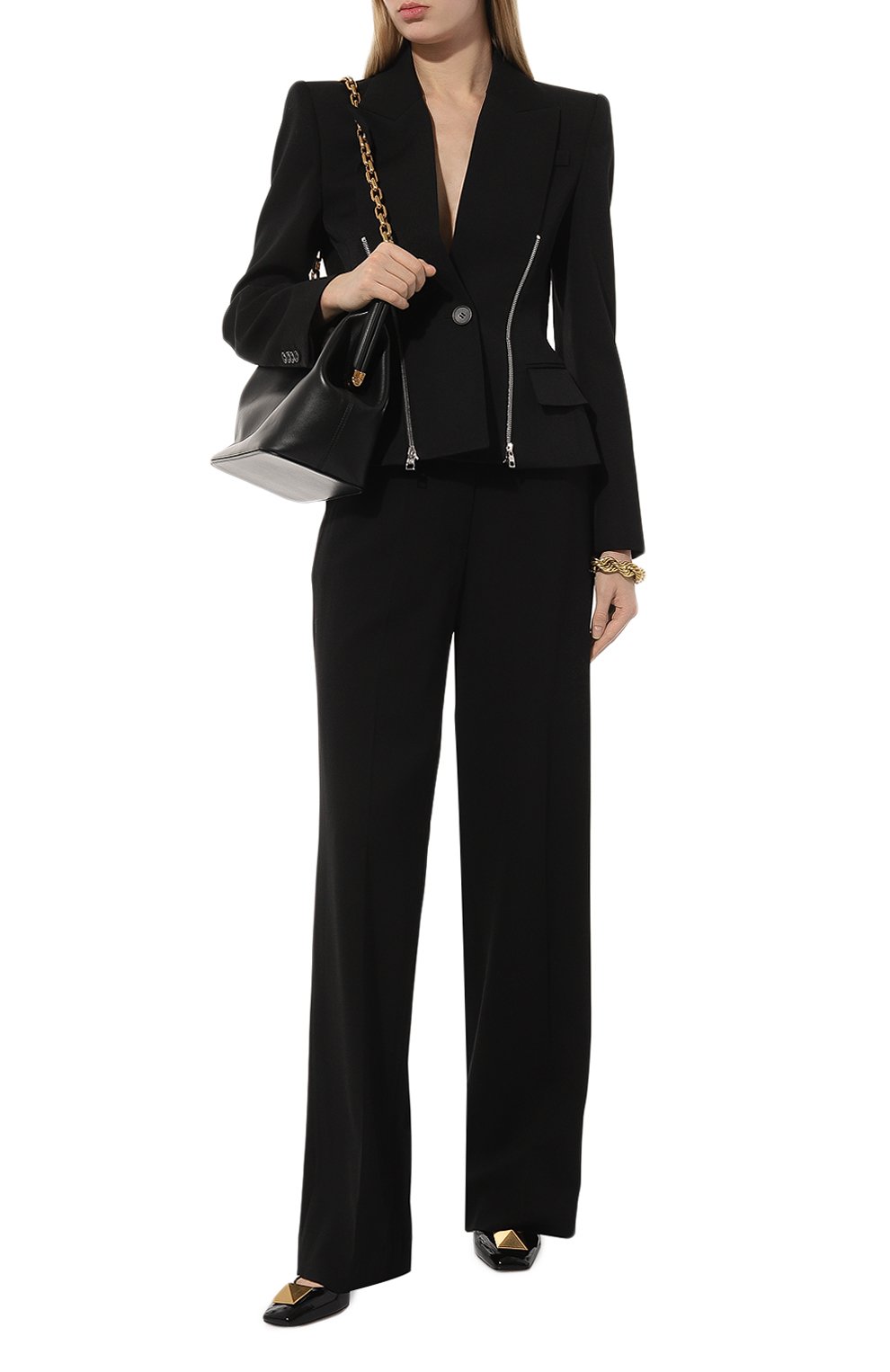 Шерстяной жакет ALEXANDER MCQUEEN, арт. 757623, фото 2