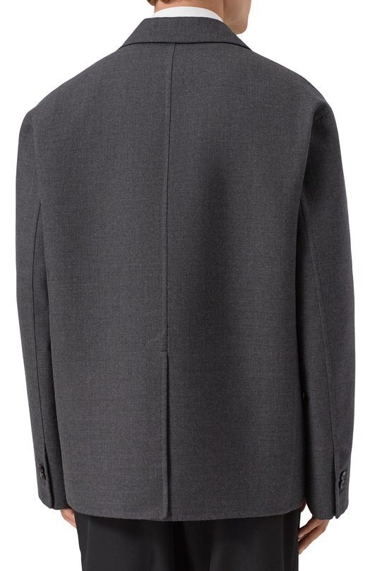 Шерстяной пиджак Bottega Veneta 829845/V34N0 Серый  829845/V34N0 Фото 4