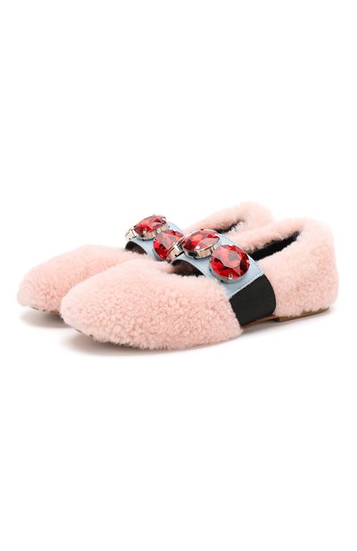 Меховые балетки MARNI, арт. 63307/28-35, фото 1