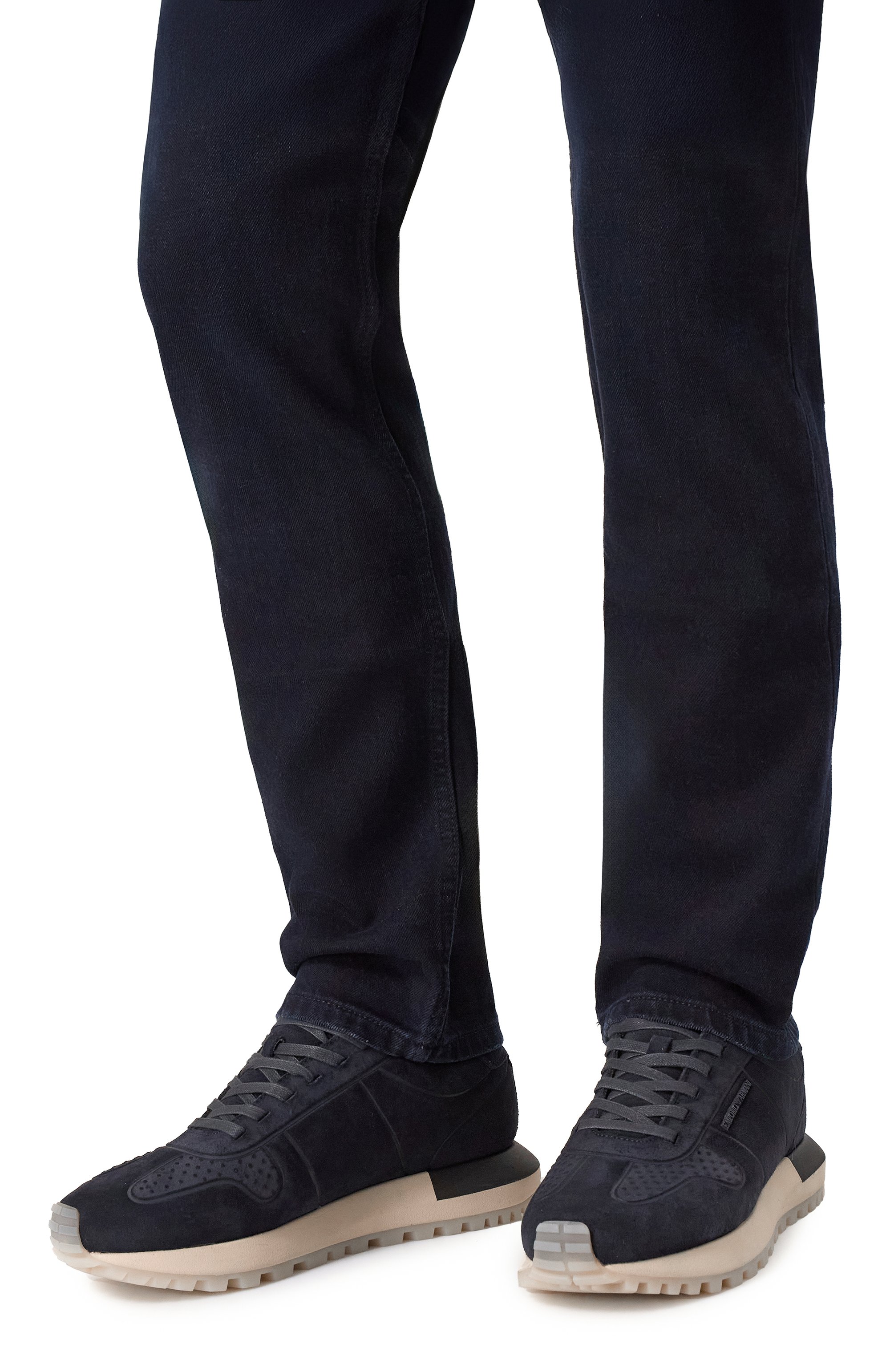 Замшевые кроссовки EMPORIO ARMANI, арт. EM003740/AF19728, фото 3