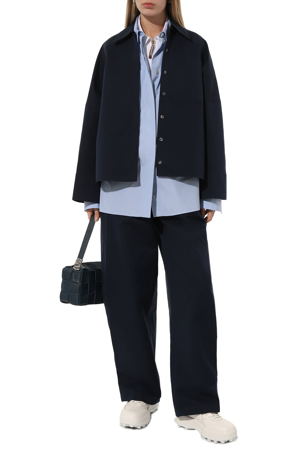 Кожаные кроссовки orb JIL SANDER, арт. J16WS0022/P6244, фото 2